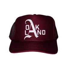 Load image into Gallery viewer, the OAKLAND Trucker- Maroon
