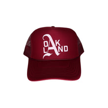 Load image into Gallery viewer, the OAKLAND Trucker- Burgundy Red
