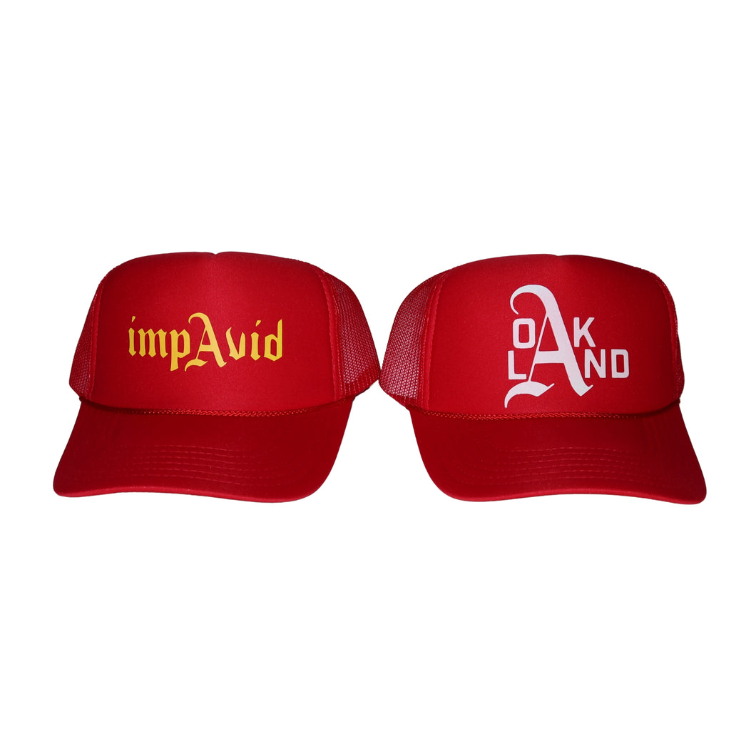 the OAKLAND Trucker- Red