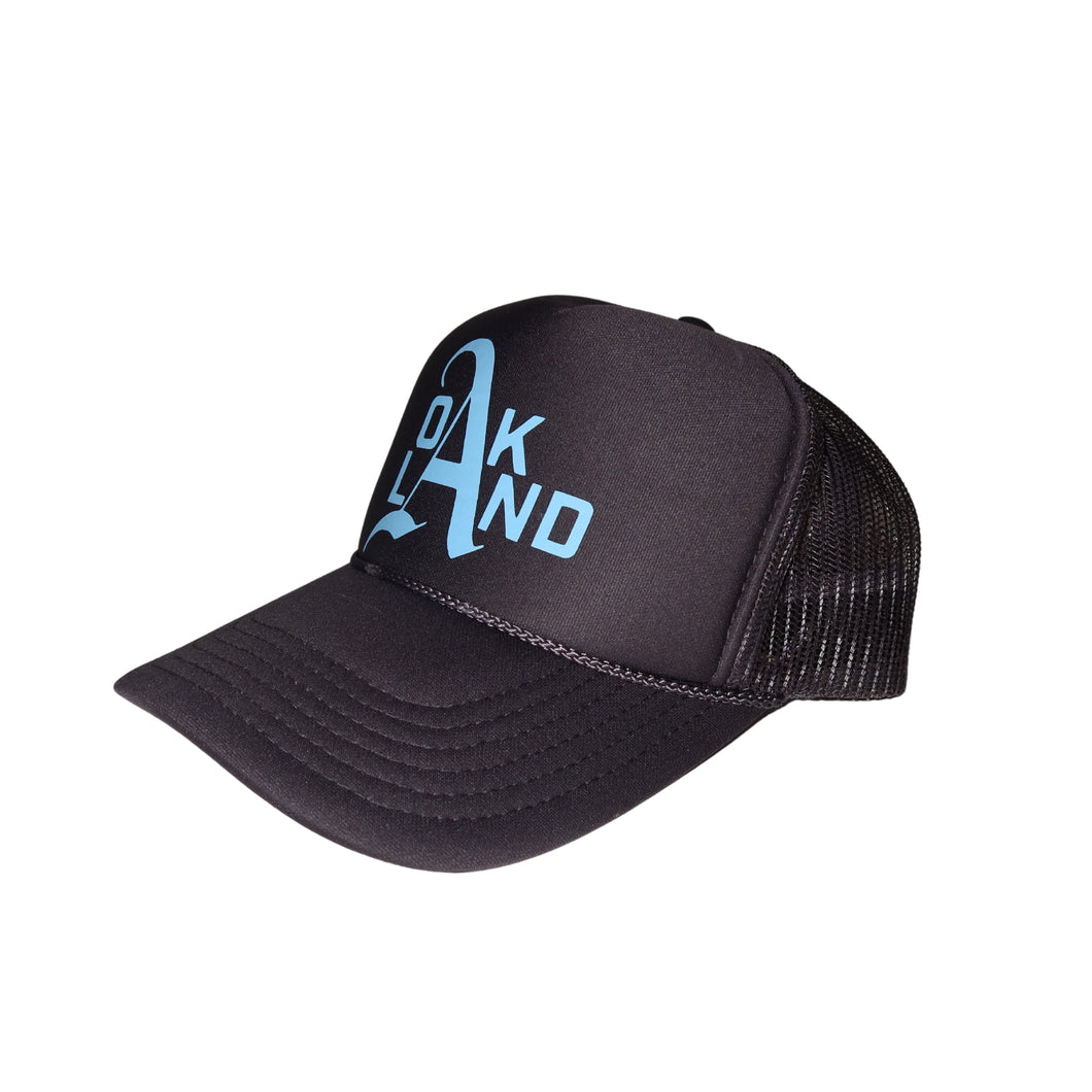the OAKLAND Trucker- Charcoal Gray