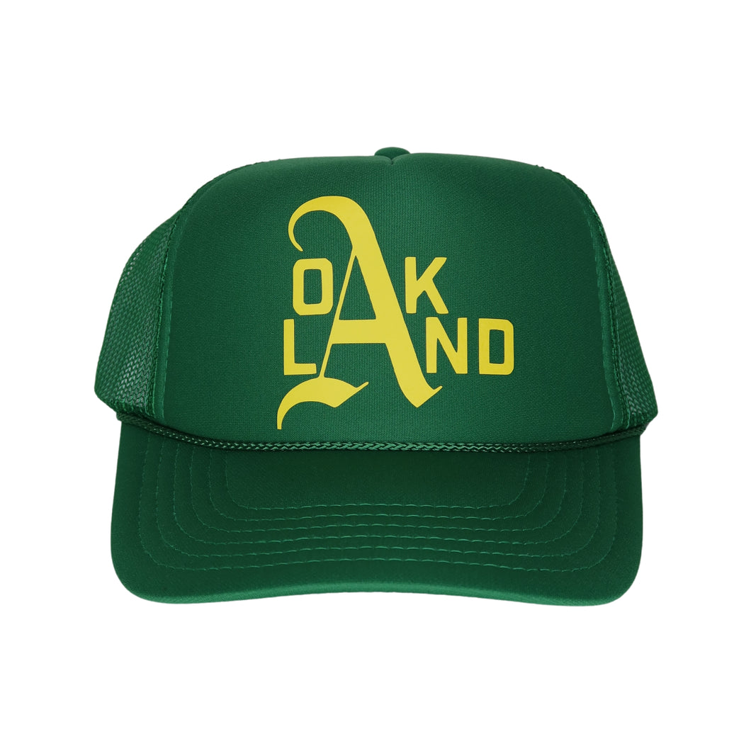 the OAKLAND Trucker- Kelly Green